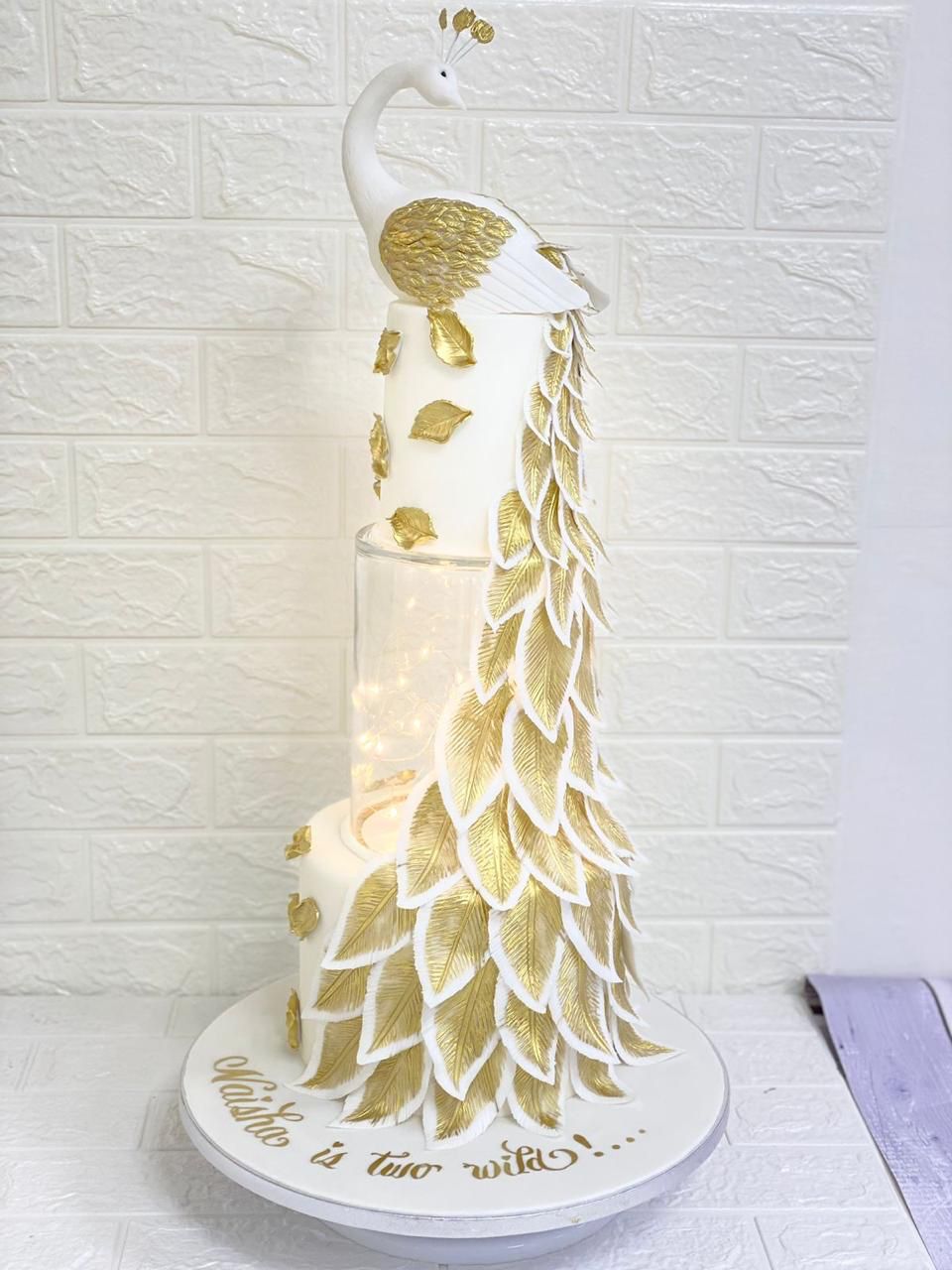 Customize 3d Cake-Peacock